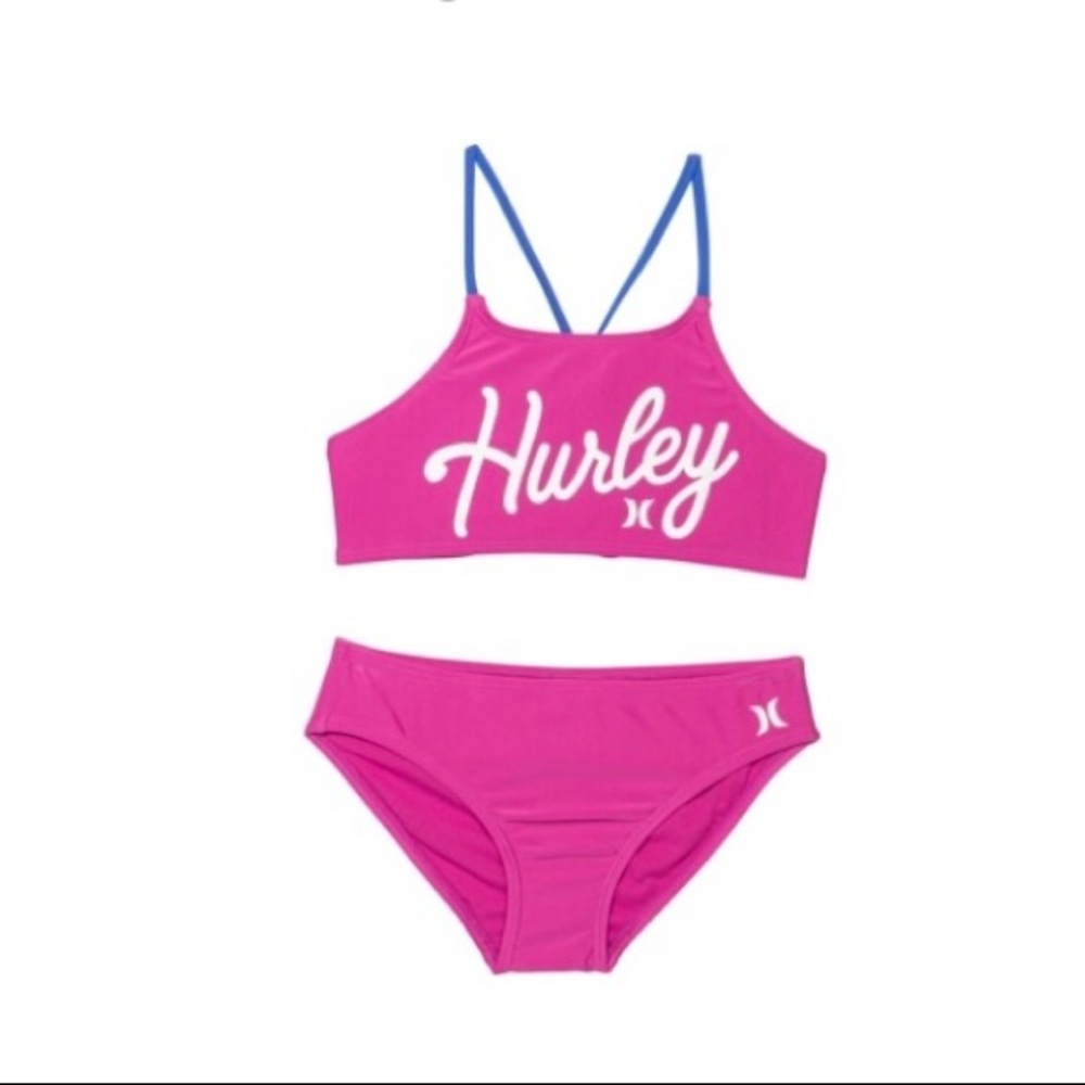Girl Fuchsia Hurley bikini